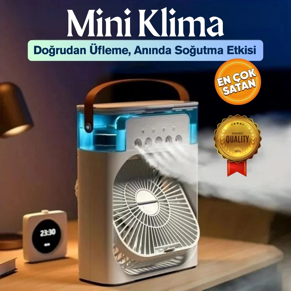 Işıklı Mini Klima Sipariş Ver